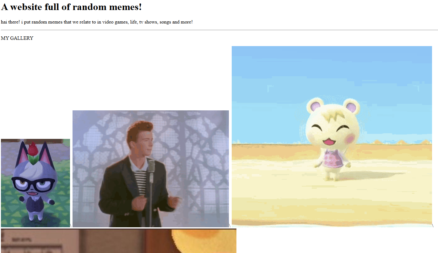 Meme page